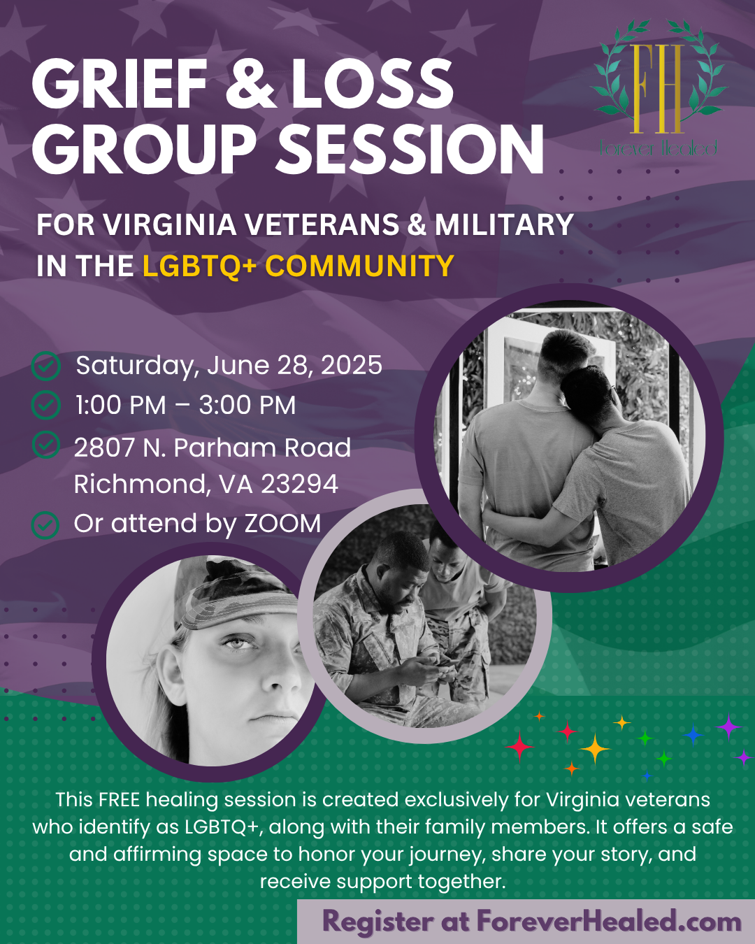 For Virginia Veterans & Military in the LGBTQ+ Community